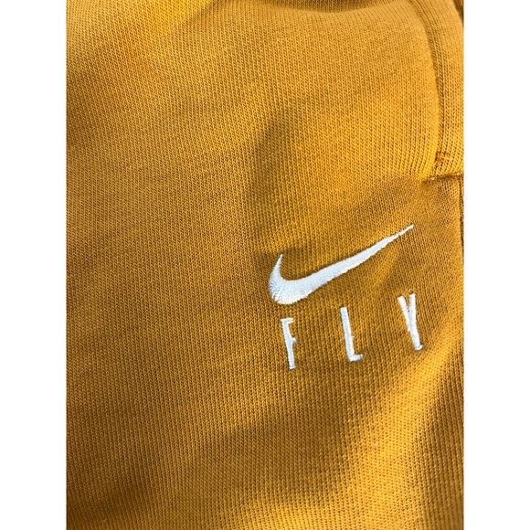 WOMEN'S NIKE DRI FIT STANDARD ISSUE JOGGERS PANTS RUNNING Medium Gold - Picture 4 of 8